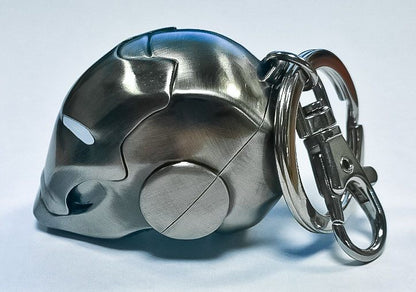Marvel Comics metalen sleutelhanger Iron Man Helmet Mark II