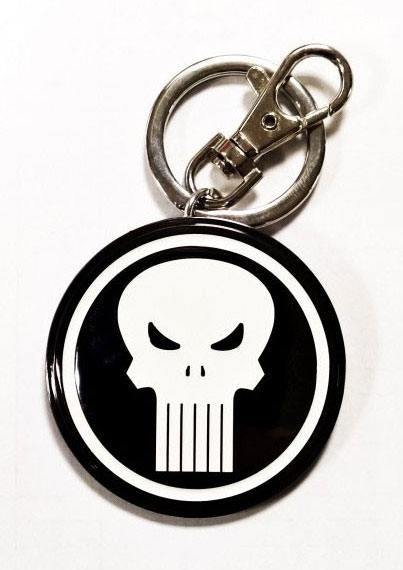 Marvel Comics metalen sleutelhanger Punisher-logo