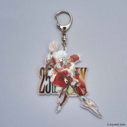 Final Fantasy IX acryl sleutelhanger 25e verjaardag Quina & Freija
