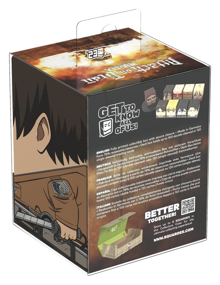 Squaroes Squaroe-aanval op Titan AOT 001 - Eren Jäger