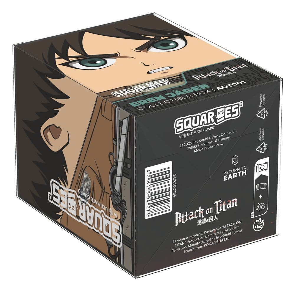 Squaroes Squaroe-aanval op Titan AOT 001 - Eren Jäger