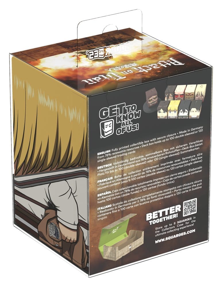 Squaroes Squaroe-aanval op Titan AOT002 - Armin Arlert