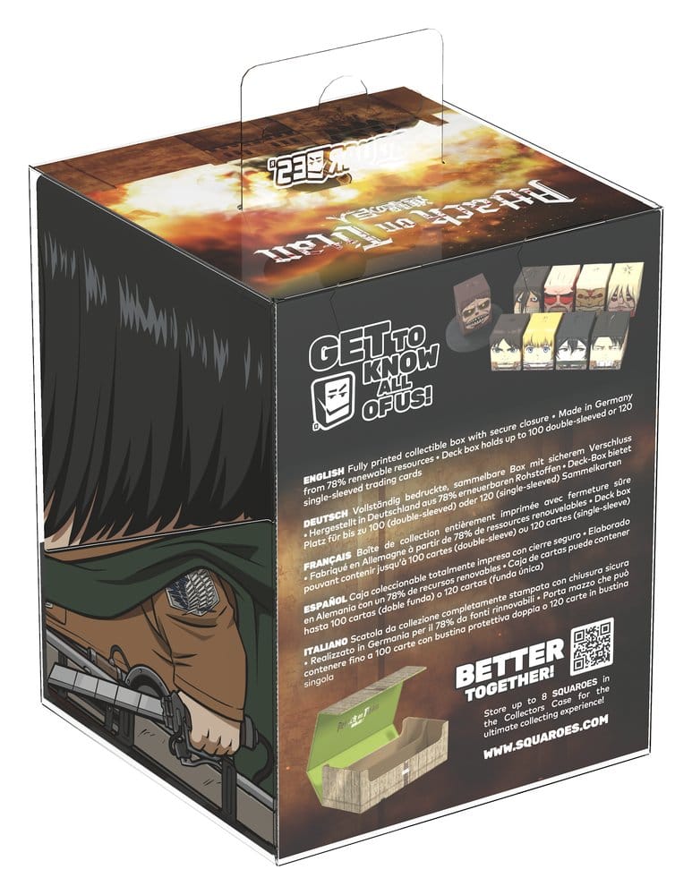 Squaroes Squaroe-aanval op Titan AOT003 - Mikasa Ackermann