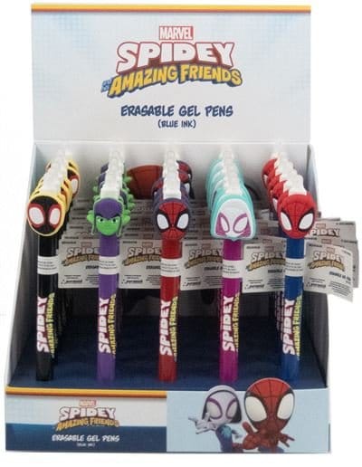Spidey & Friends Uitwisbare gelpen Vriendendisplay (30)