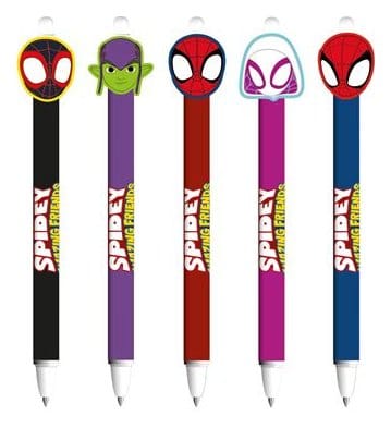 Spidey & Friends Uitwisbare gelpen Vriendendisplay (30)