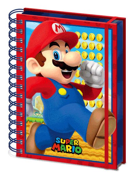 SUPER MARIO 3D WIRO NOOTBOOK A5 Mario