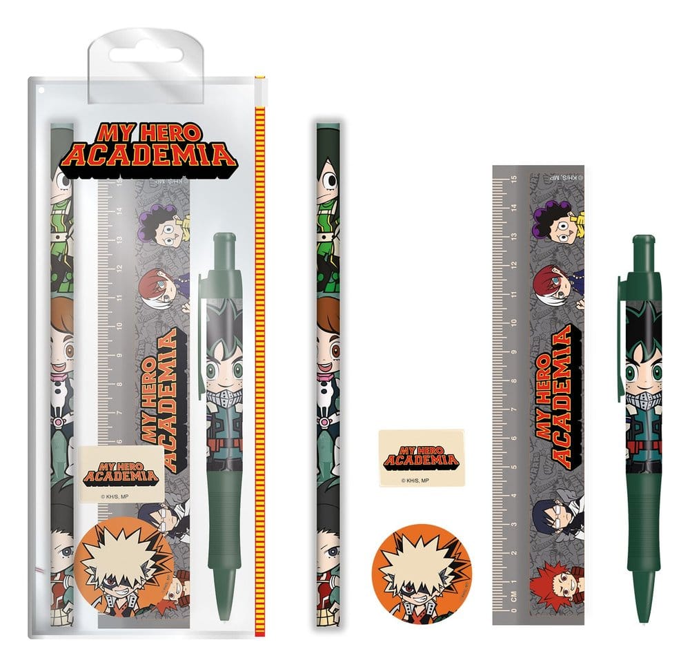 Mijn Hero Academia briefpapierset Chibi