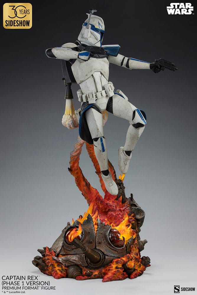 Star Wars Premium -formaat Figuur Captain Rex (fase 1 -versie) Sideshow Exclusive 68 cm