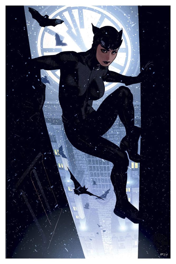 DC Comics Art Print Catwoman 41 x 61 cm - niet ingelijst