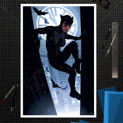 DC Comics Art Print Catwoman 41 x 61 cm - niet ingelijst