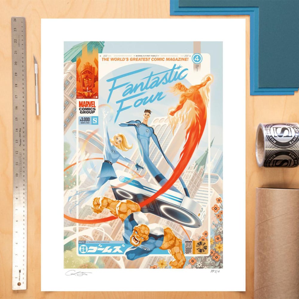 Marvel Fantastic Four #48 Art Print Marvel's eerste familie: de Fantastic Four! 61 x 41 cm - niet ingelijst