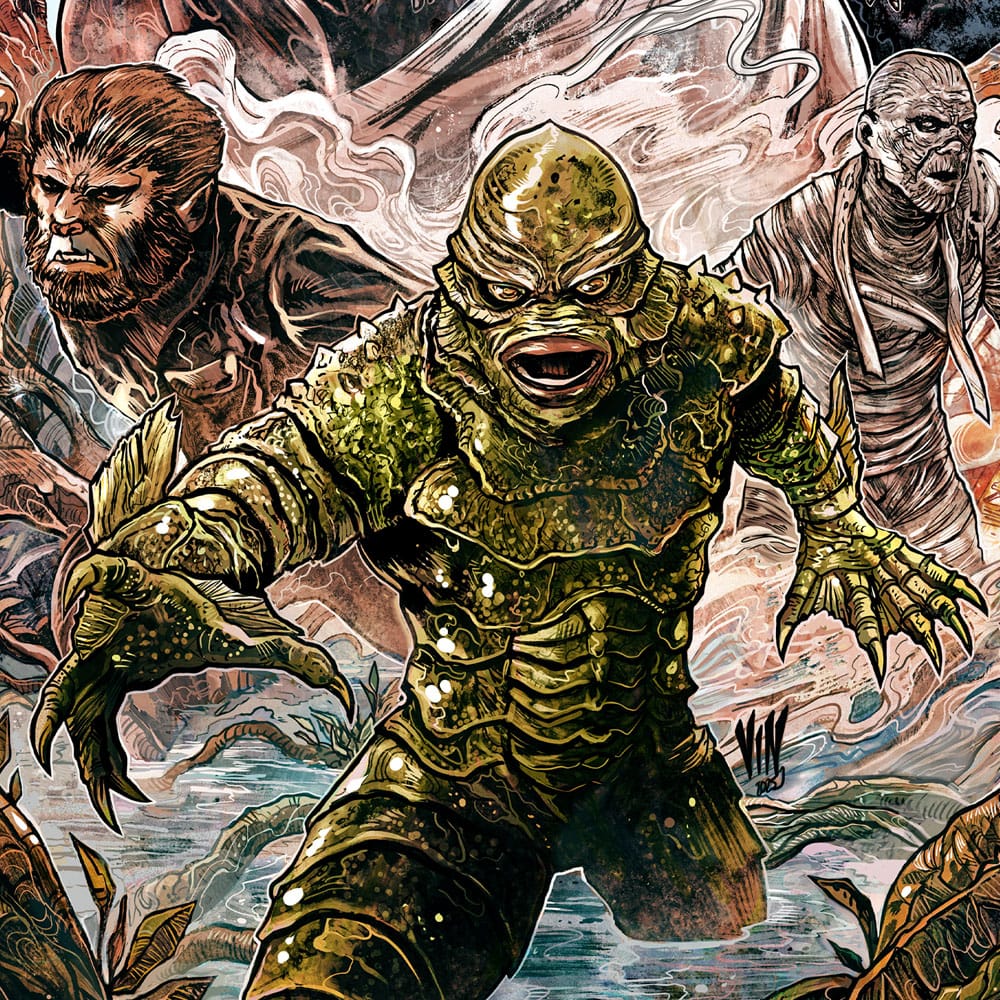 Universal Monsters Kunstdruk Universal Monsters van Vincenzo Riccardi 61 x 41 cm - niet ingelijst