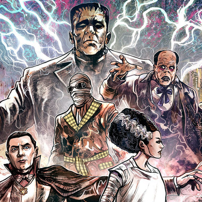 Universal Monsters Kunstdruk Universal Monsters van Vincenzo Riccardi 61 x 41 cm - niet ingelijst