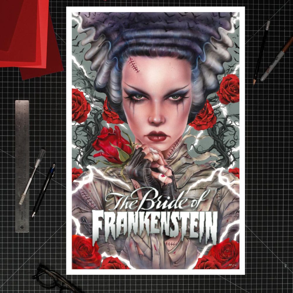Bride of Frankenstein Art Print Bride Afterlife door Brian M. Viveros 61 x 41 cm - niet ingelijst