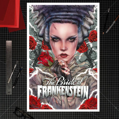 Bride of Frankenstein Art Print Bride Afterlife door Brian M. Viveros 61 x 41 cm - niet ingelijst