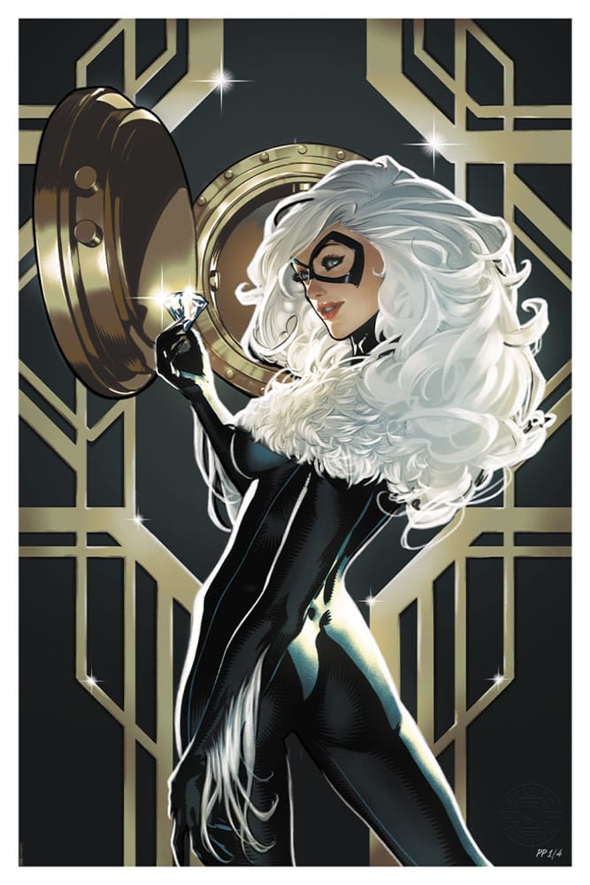 The Amazing Spider-Man Art Print Cosmic Black Cat 61 x 41 cm - niet ingelijst