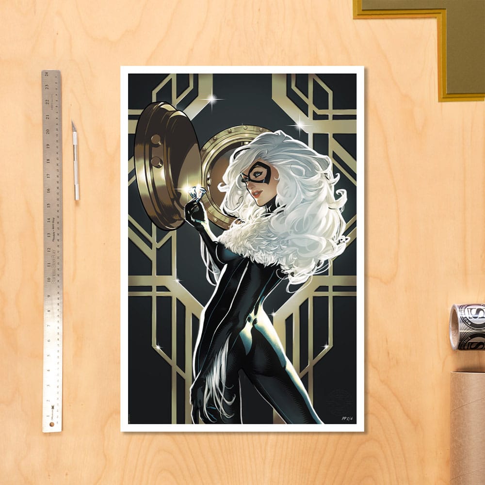 The Amazing Spider-Man Art Print Cosmic Black Cat 61 x 41 cm - niet ingelijst
