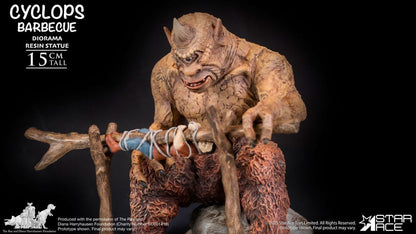 Ray Harryhausen Diorama 1/8 Cyclops Barbecuescène 17 cm