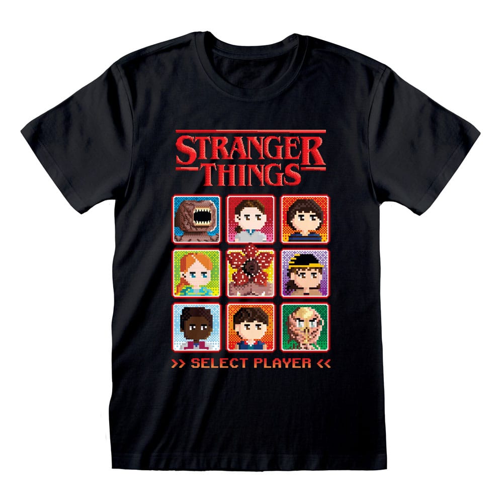 Stranger Things T-shirt Selecteer speler