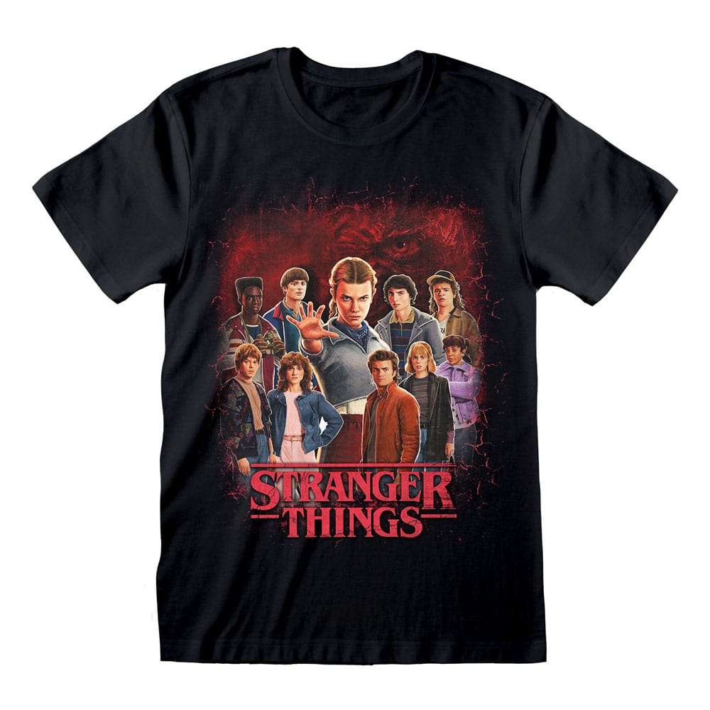 Stranger Things T-shirt Groep alle karakters