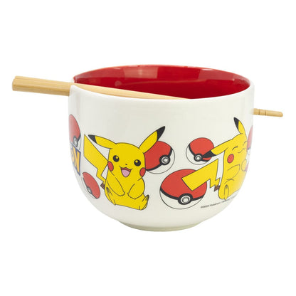 Pokémon Ramen Bowl met stokjesgezicht