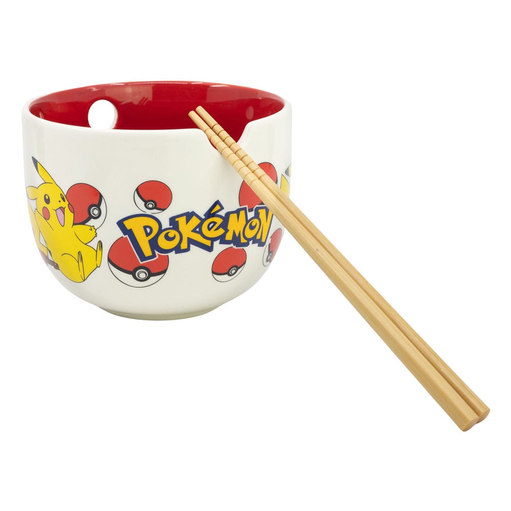 Pokémon Ramen Bowl met stokjesgezicht