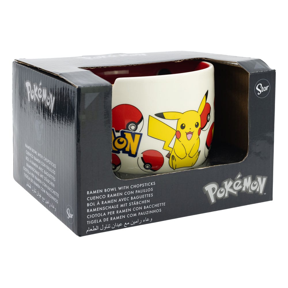 Pokémon Ramen Bowl met stokjesgezicht