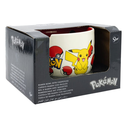 Pokémon Ramen Bowl met stokjesgezicht