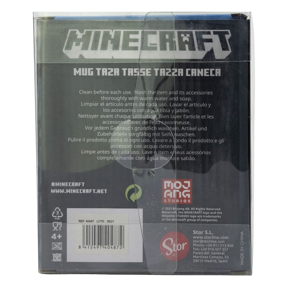 Minecraft 3D mok Creeper Face 445 ml