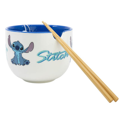 Lilo & Stitch Ramen Bowl met eetstokjessteek