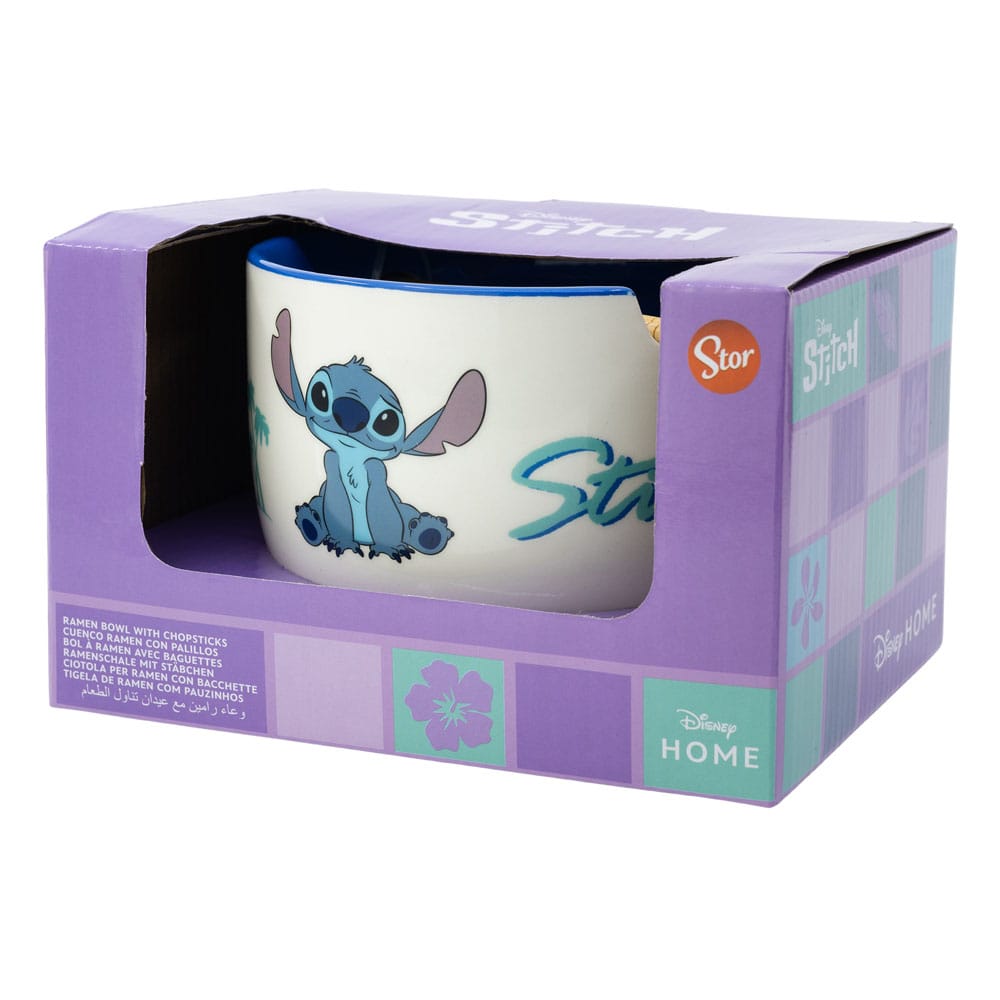 Lilo & Stitch Ramen Bowl met eetstokjessteek