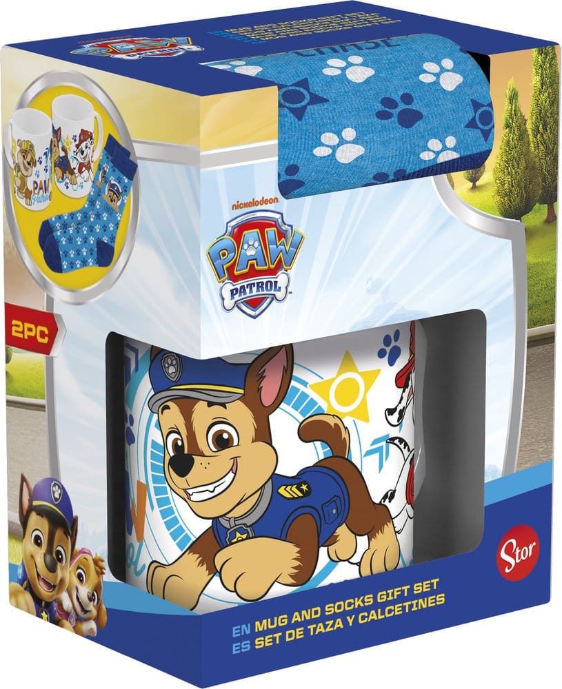 Paw Patrol mok & sokken set iconen