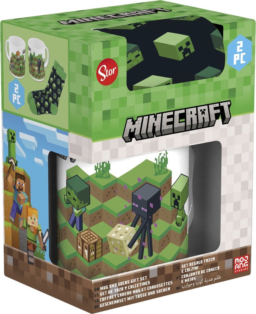 Minecraft mok en sokkenset