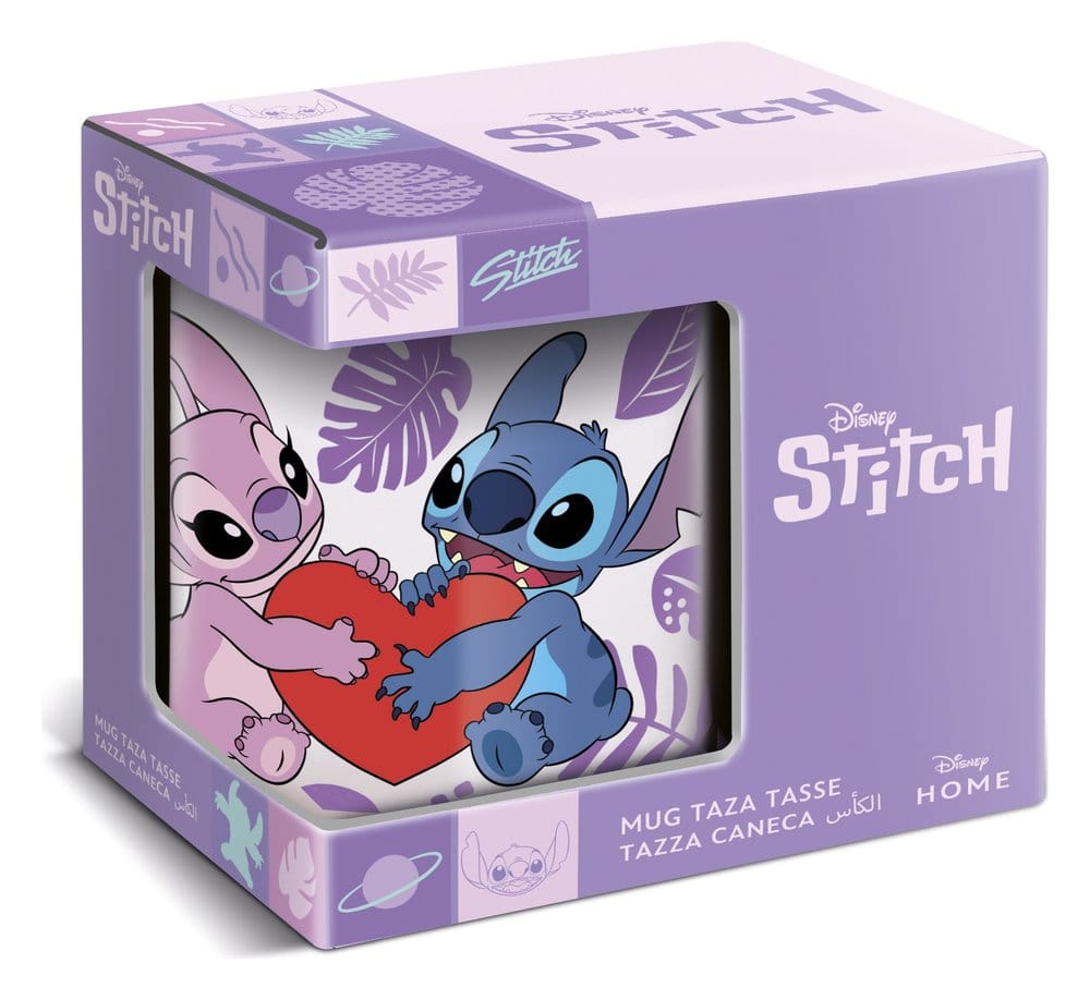 Lilo & Stitch Mok Engel & Stitch Hart 325 ml