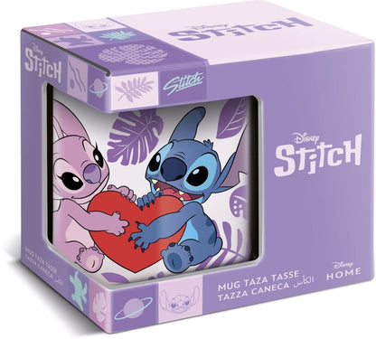 Lilo & Stitch Mok Engel & Stitch Hart 325 ml