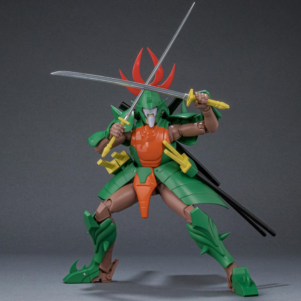 Chou-Dan-Kadou Yoroiden-Samurai Troopers actiefiguur Doku Mashou Naaza 15 cm