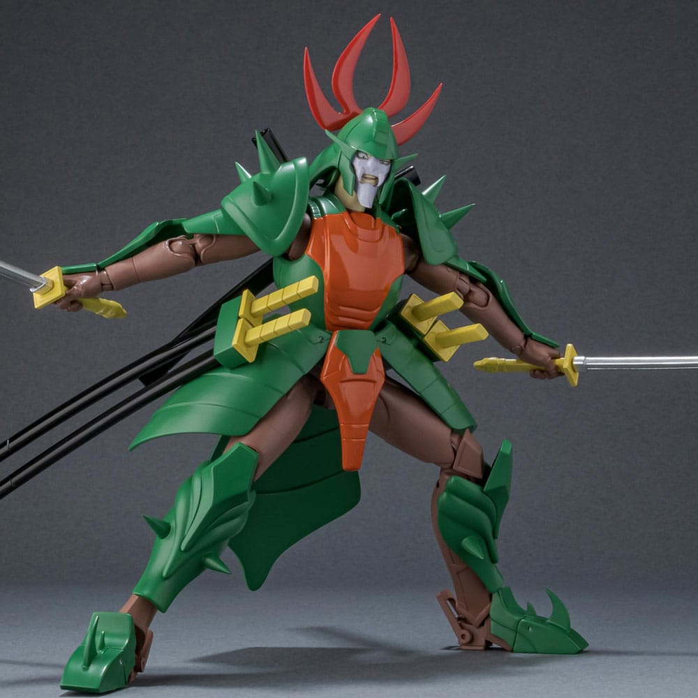 Chou-Dan-Kadou Yoroiden-Samurai Troopers actiefiguur Doku Mashou Naaza 15 cm