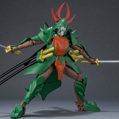 Chou-Dan-Kadou Yoroiden-Samurai Troopers actiefiguur Doku Mashou Naaza 15 cm