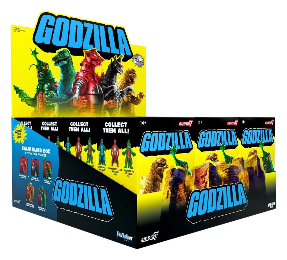 Godzilla Toho (metallic) actiefiguur Blind Box Wave 5-display (12)