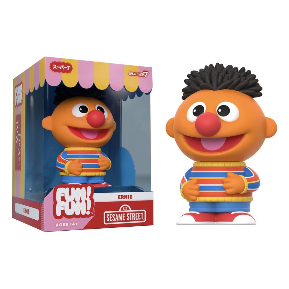 Sesamstraat LEUK! PLEZIER! Vinylactiefiguur Wave 02 Ernie 13 cm