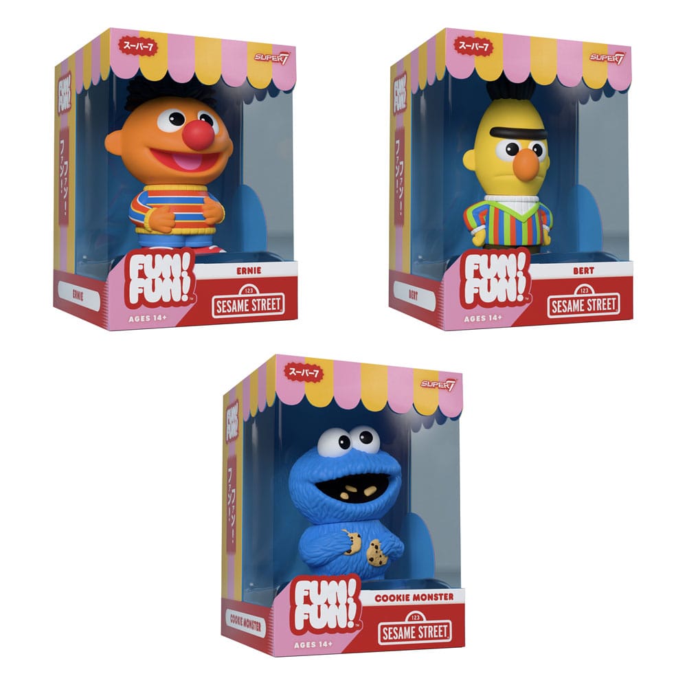 Sesamstraat LEUK! PLEZIER! Vinylactiefiguur Wave 02 Ernie 13 cm