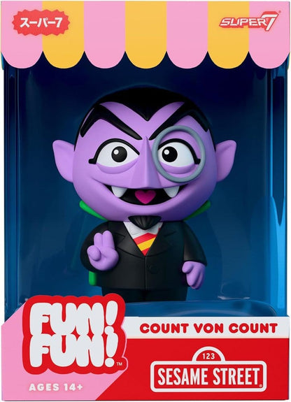 Sesamstraat plezier! Plezier! Vinylfiguur Wave 01 - Graaf von Graaf 18 cm