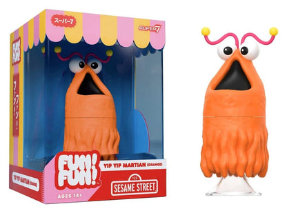 Sesamstraat plezier! Plezier! Vinylfiguur Yip Yip Martian (oranje) 18 cm