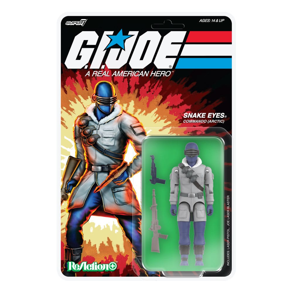 GI Joe (film) ReAction+ actiefiguur Wave 5 Arctic Snake Eyes (film) 10 cm
