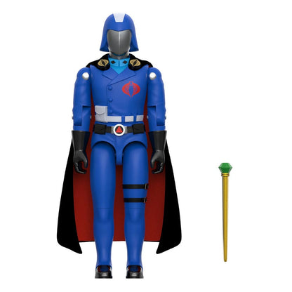 GI Joe ReAction+ actiefiguur Wave 06 Cobra Commander (film, zwarte cape) 10 cm