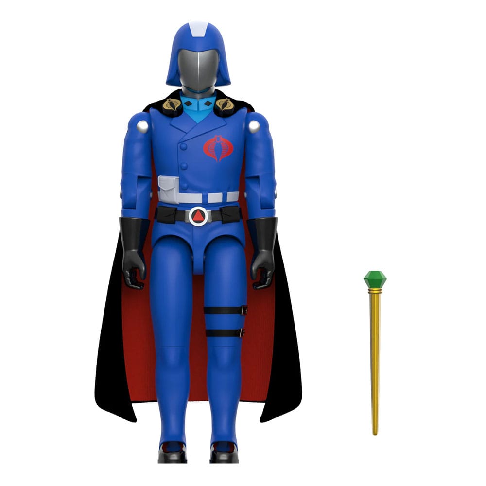 GI Joe ReAction+ actiefiguur Wave 06 Cobra Commander (film, zwarte cape) 10 cm