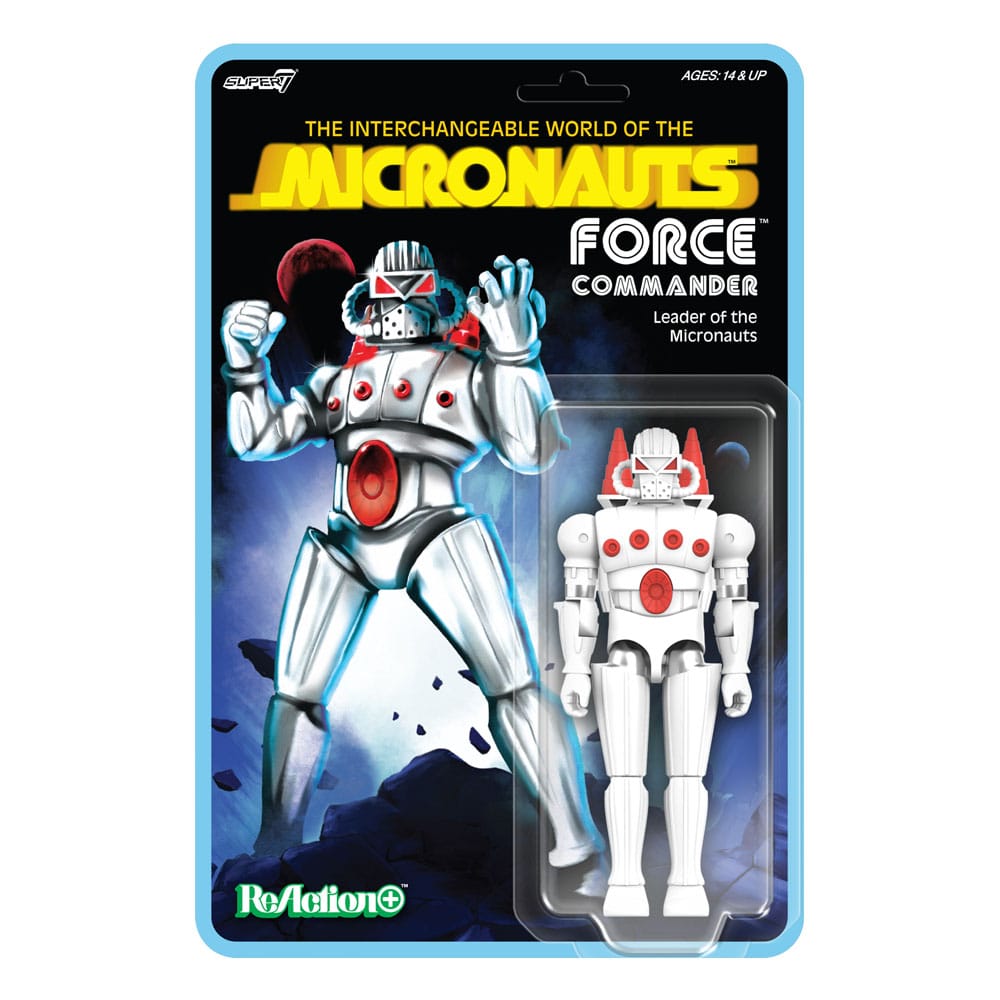 Micronauts ReAction+ Actiefiguur Force Commander 9 cm