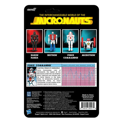 Micronauts ReAction+ Actiefiguur Force Commander 9 cm