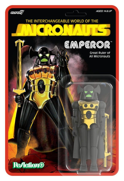 Micronauts ReAction+ Actiefiguur Wave 03 Keizer 10 cm