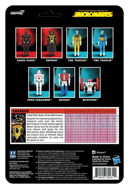 Micronauts ReAction+ Actiefiguur Wave 03 Keizer 10 cm